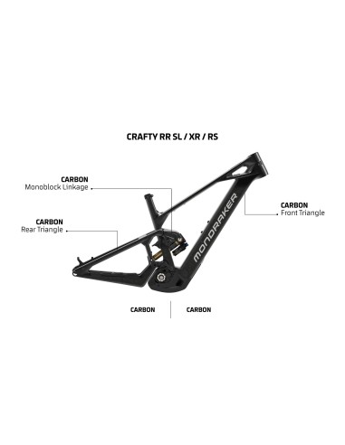 MONDRAKER CRAFTY CARBON S VORTEX GREY 2026 | VELOPERFO