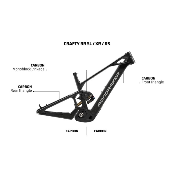 MONDRAKER CRAFTY CARBON S VORTEX GREY 2026 | VELOPERFO