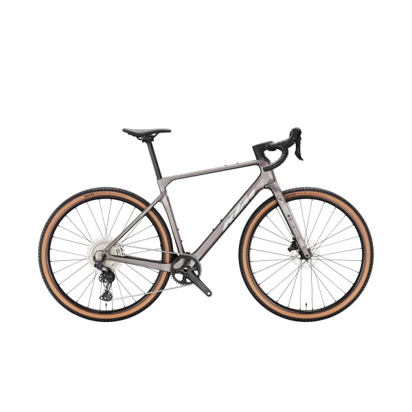 KTM Gravelator Pro Moon Rock Matt | Gravel Carbone Shimano GRX 12v | VELOPERFO