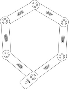 bordo big ugrip 5700100 bk sh  ABUS  VELOPERFO 2