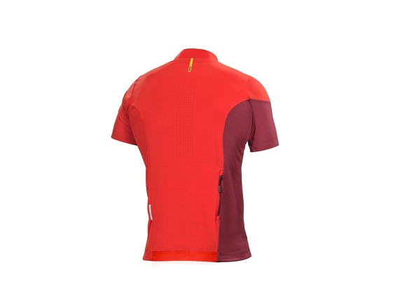 MAILLOT MANCHES COURTES MAVIC XA PRO HOMME ROUGE DOS