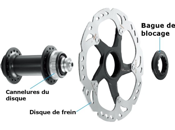 DISQUE FREIN SHIMANO SM-RT10 160MM CENTER LOCK